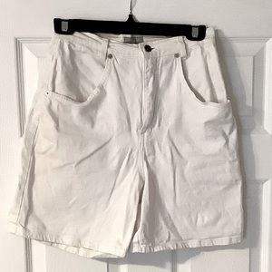 4/$20 - French Dressing Jeanswear Vintage White Denim Highwaisted Shorts